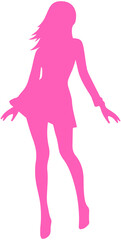 Model Girl Silhouette icon
