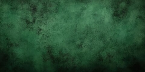 Fototapeta premium dark Green texture wall background, old vintage textured, vintage marbled textured border with soft center light, Christmas background