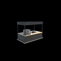 Mall Food Court 3D model