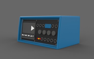 Tape deck 3D model