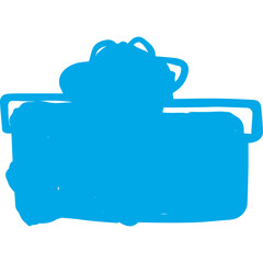 Happy birthday single vector icon