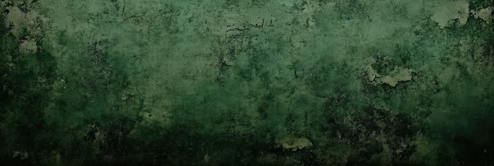 Fototapeta premium dark Green texture wall background, old vintage textured, vintage marbled textured border with soft center light, Christmas background