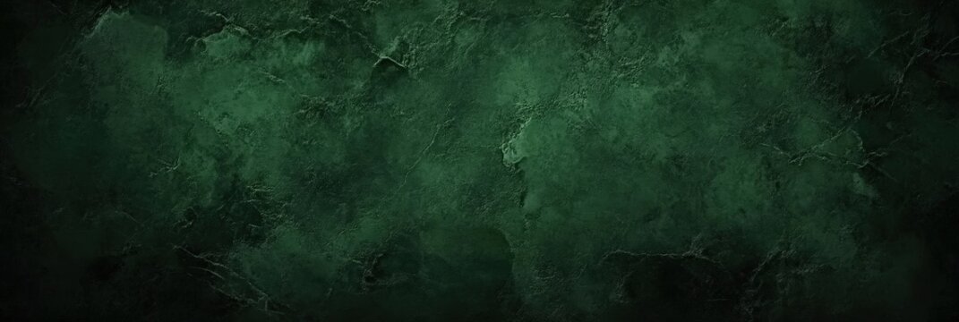 dark Green texture wall background, old vintage textured, vintage marbled textured border with soft center light, Christmas background