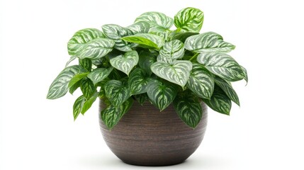 Indoor plant isolated on white background