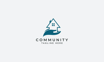 Community logo design vector template