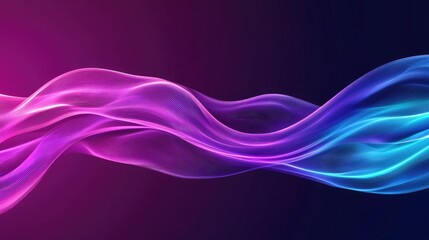 Vivid Flowing Waves of Light and Color