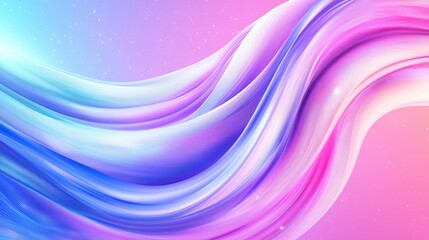 Obraz premium Soft Waves of Colorful Light Flowing Gracefully