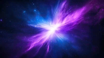 Fototapeta premium Stunning Cosmic Explosion of Colorful Nebulae