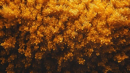 A close-up view of vibrant yellow foliage, creating a warm and inviting atmosphere.