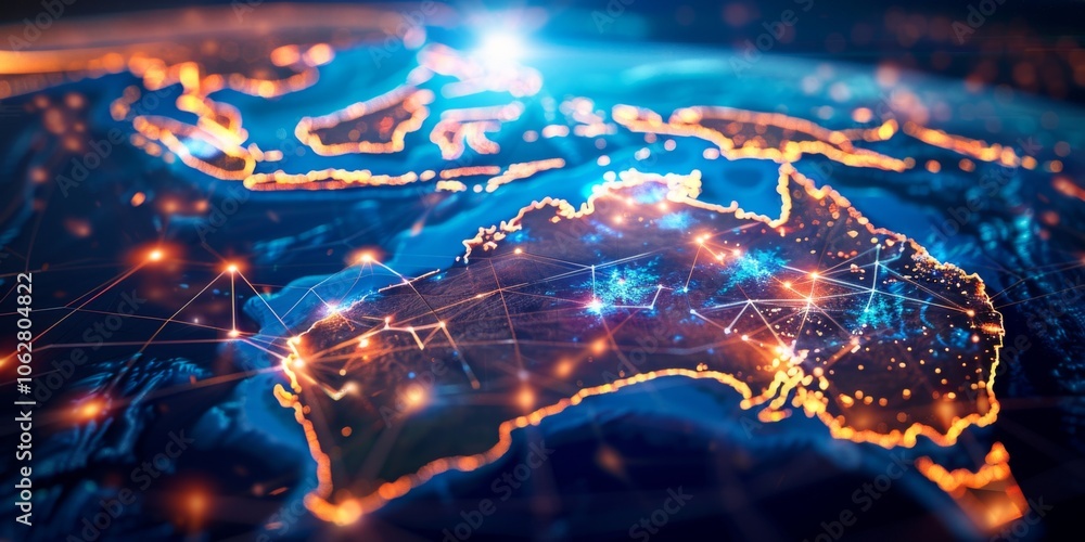 Poster digital mapping of australia: exploring network connectivity