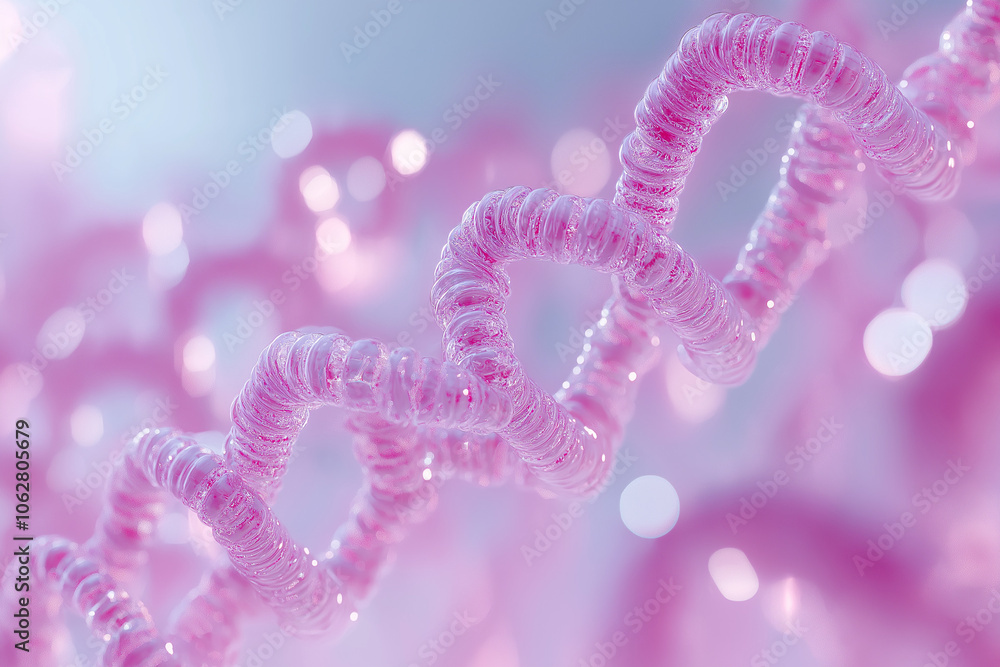 Poster blockchain concept data storage using dna sequences