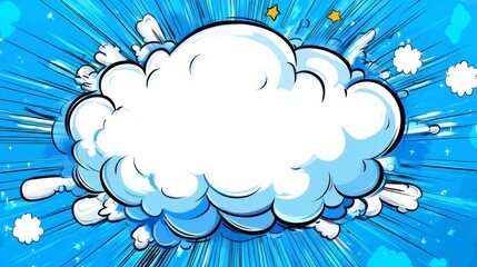 Engaging Cartoon Bubbles on Transparent Background