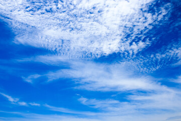 blue sky with clouds