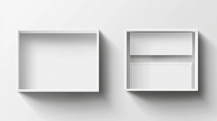 Obraz premium Detailed Rendering of Paper Pack with Cover