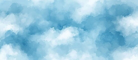 Retro Greeting Card Background in Sky Blue 