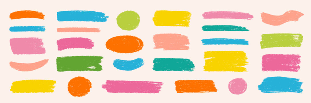 Brush box paint background text banner. Brush paint stroke for text box square frame. Vector hand drawn frame background set for highlight design graphic element. Square banner stroke vector