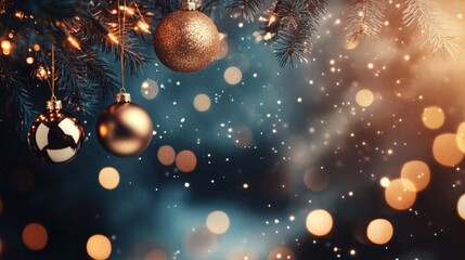 Festive Christmas and New Year Ornaments