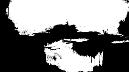 Seamless black and white texture halftone grunge scratches monochrome background vector. Rough Background, Cracked Ground Texture.