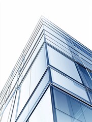 A high-resolution image of a translucent panel featuring an elegant design, perfect for contemporary architecture, set against a white background.