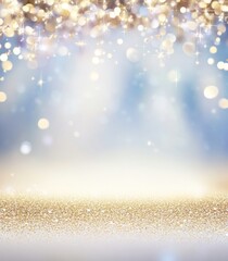 Enchanting Christmas Atmosphere with Glittering Lights