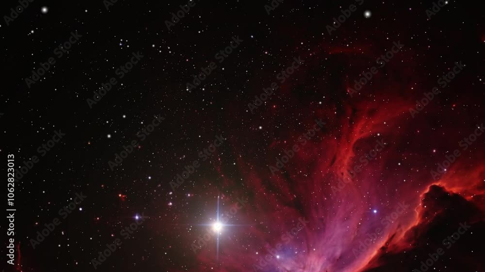 Canvas Prints cluster of stars constellation space deep 4k.
