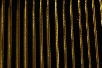 ** Golden Light Abstract Vertical Stripes Background - Modern Art Design