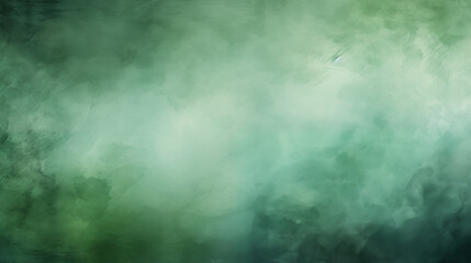 Obraz premium Green painting background. Closeup of abstract rough green art painting texture