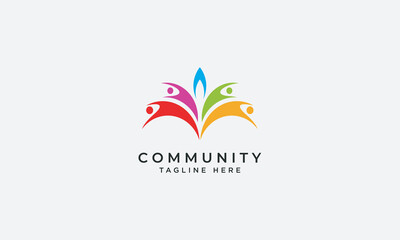 Community logo design vector template