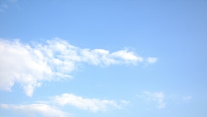 blue sky with clouds