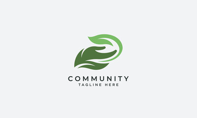 Community logo design vector template