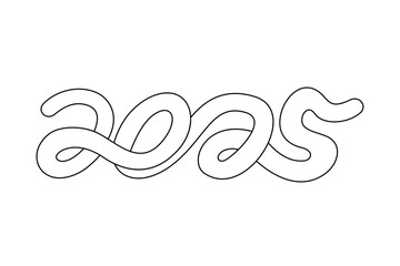 立体的でかわいい線画の2025