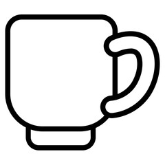 Mug Line Icon