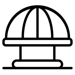 Merry go round Line Icon