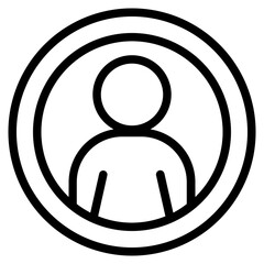 User account Line Icon
