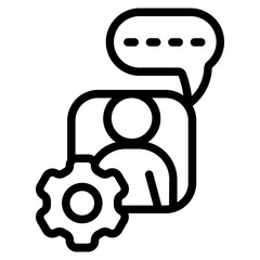 Professional Line Icon