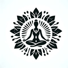 Fototapeta premium yoga vector