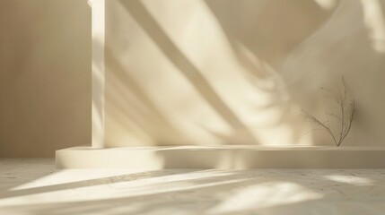 Subtle creamy gradient backdrop with a soft and comforting vibe