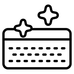 Clean skin Line Icon