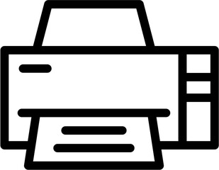 Printer icon. Office supplies  icon. Vvector file