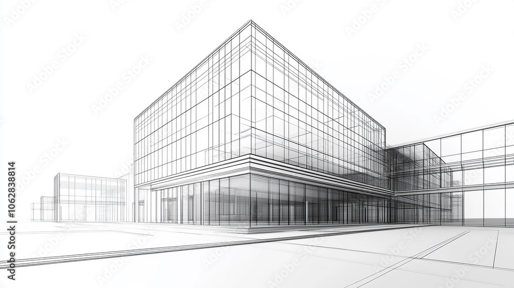 Poster draw sketch architecture an architectural drawing of a city building interior with tables and chairs