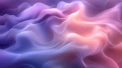 Fototapeta premium Vibrant Abstract Background with Smooth Dynamic Waves and Colorful Blends for Creative Projects