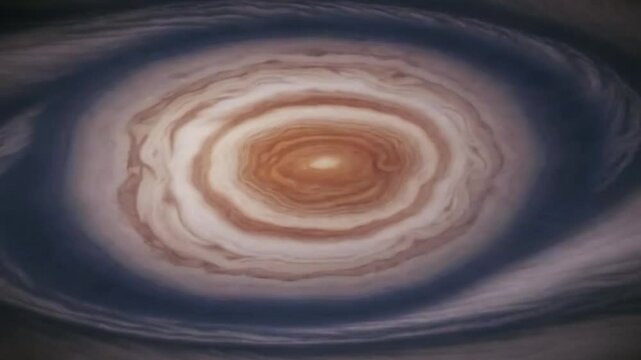 Red spot in jupiter animation