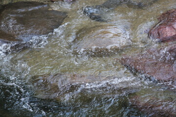 Gentle wave image of the clear water of Daecheongcheon