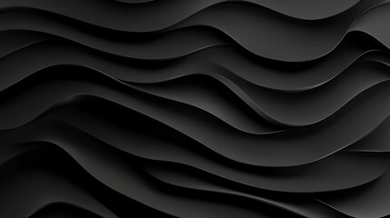 Obraz premium Black Wallpaper Cool Dark black minimal background Abstract Black Geometric Pattern with geometric graphic elements.