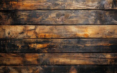 wooden plank texture with knots painted with old colorful cracked paint