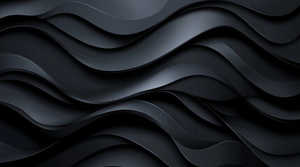 Obraz premium Black abstract dark concept Abstract shapes detail, dark background 