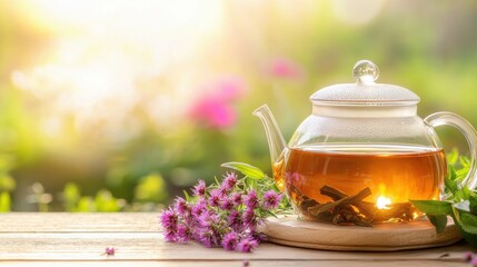 Infuse herbal tea with valerian root for calmness