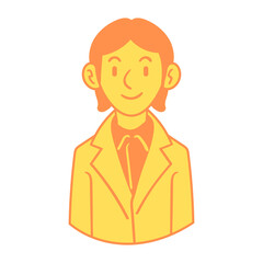 business person icon vector