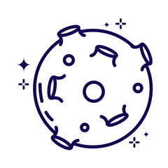 moon craters minimalist space exploration
