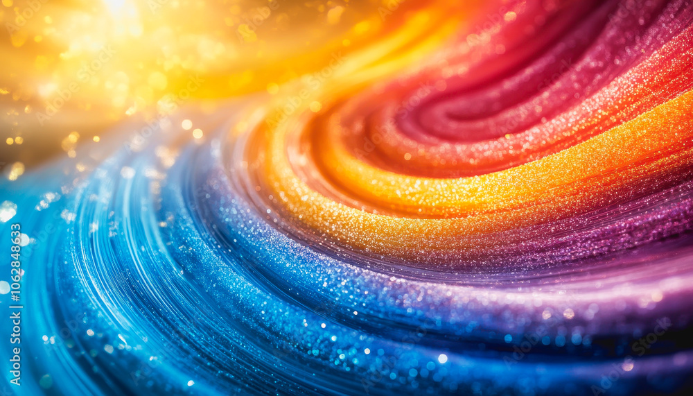 Poster explore a stunning abstract image featuring colorful swirls and vibrant patterns that evoke a sense 